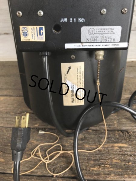 画像9: 80s Miller Beer Genuine Draft Cold Filtered Neon Sign (J361) (9)