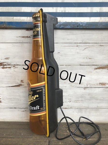 画像3: 80s Miller Beer Genuine Draft Cold Filtered Neon Sign (J361) (3)