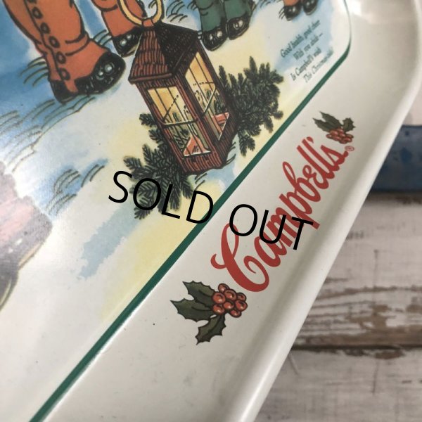 画像2: Vintage Campbell Soup Kids Carolers Tray (J374) (2)