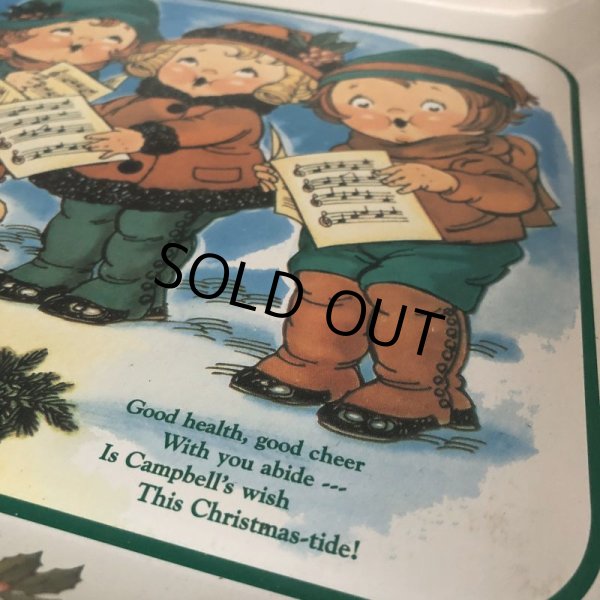 画像3: Vintage Campbell Soup Kids Carolers Tray (J374) (3)