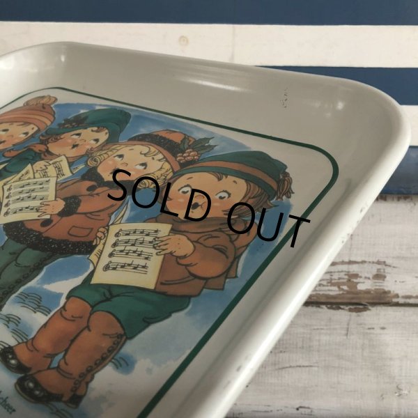 画像6: Vintage Campbell Soup Kids Carolers Tray (J374) (6)