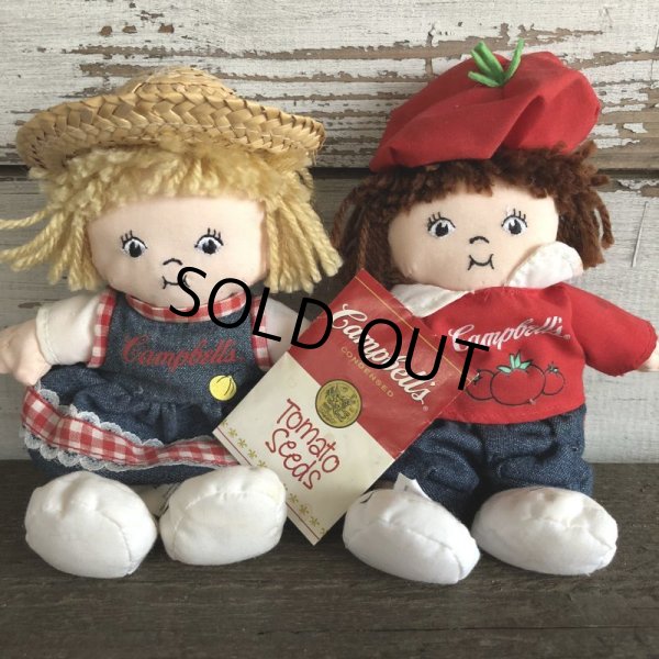 画像9: Vintage Campbell Soup Kids Mini Doll Tomato Set (J363) (9)
