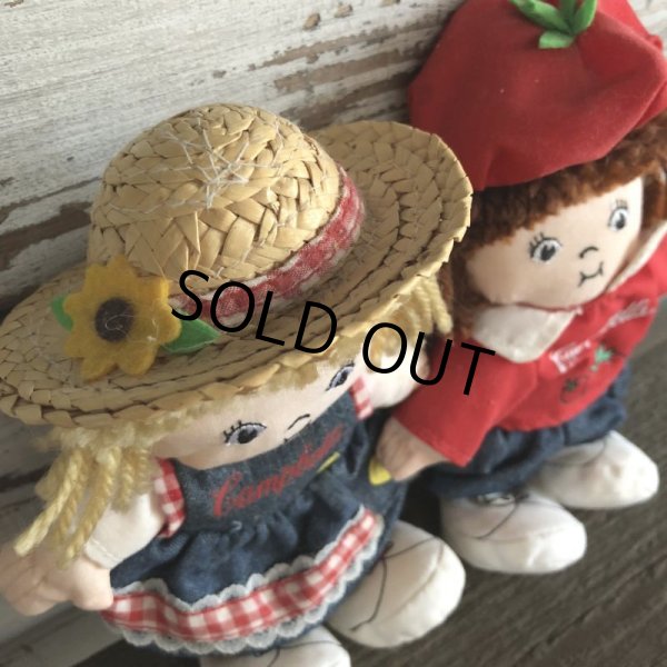 画像2: Vintage Campbell Soup Kids Mini Doll Tomato Set (J363) (2)