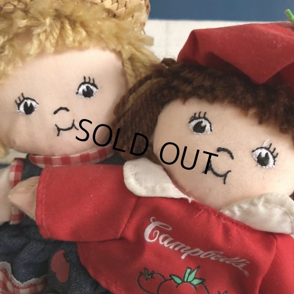 画像4: Vintage Campbell Soup Kids Mini Doll Tomato Set (J363) (4)