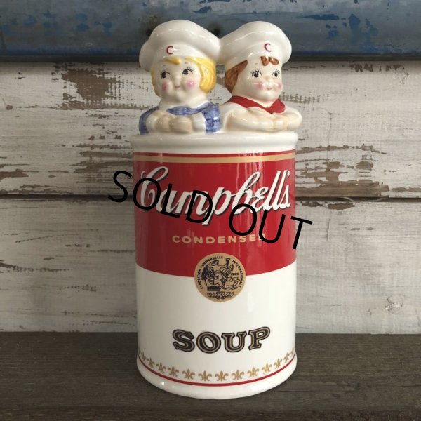 画像1: Vintage Campbell Soup Kids Kitchen Utensil Caddy (J367) (1)