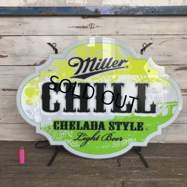 画像2: Miller Chill Lime Flavored Beer Lighted Sign CHELADA STYLE (J377) (2)
