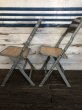 画像4: Vintage Metal Folding Chair (J377) (4)