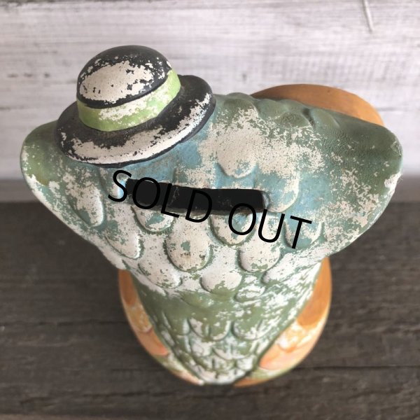 画像8: Vintage Coin Bank Psychedelic Hippie Owl (J383)   (8)