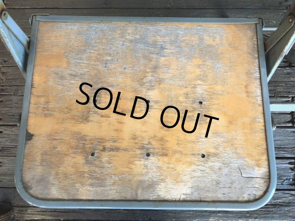 画像8: Vintage Metal Folding Chair (J377) (8)