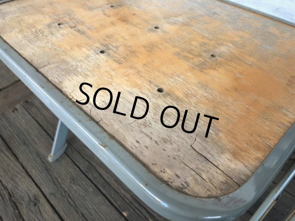画像9: Vintage Metal Folding Chair (J377) (9)