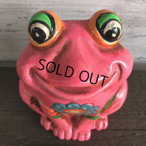 画像5: Vintage Coin Bank Psychedelic Hippie Frog (J382)   (5)