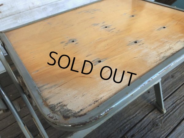 画像11: Vintage Metal Folding Chair (J377) (11)