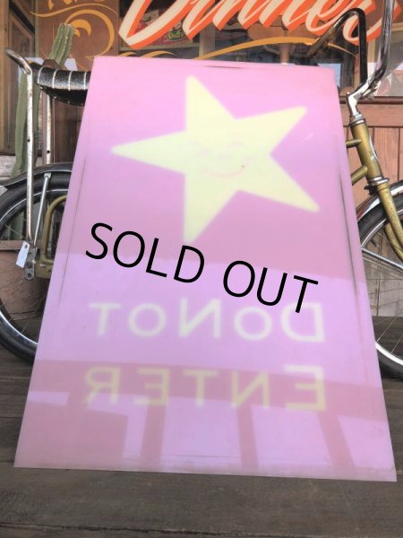 画像2: Vintage Original Carl's Jr Drive-thru Sign DO NOT ENTER (J378) (2)