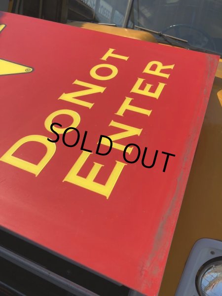 画像3: Vintage Original Carl's Jr Drive-thru Sign DO NOT ENTER (J378) (3)