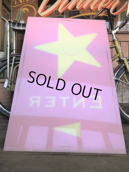 画像2: Vintage Original Carl's Jr Drive-thru Sign ENTER (J379) (2)