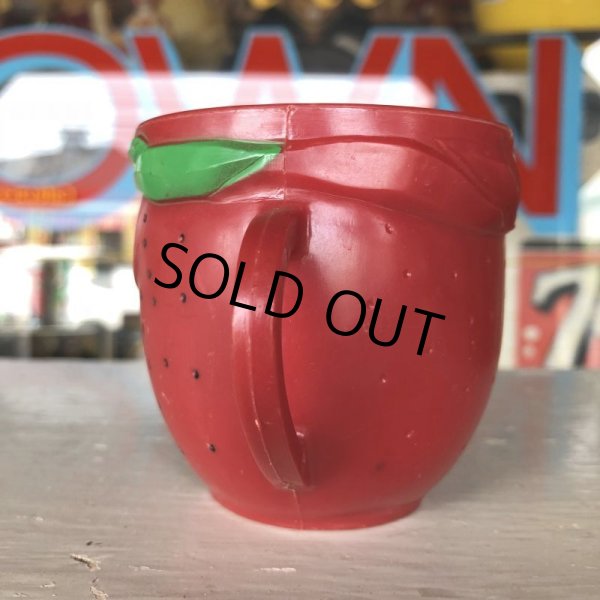 画像2: 70s Vintage Funny Face mug  Freckle Face Strawberry (J389) (2)