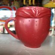 画像4: 70s Vintage Funny Face mug  Freckle Face Strawberry (J389) (4)