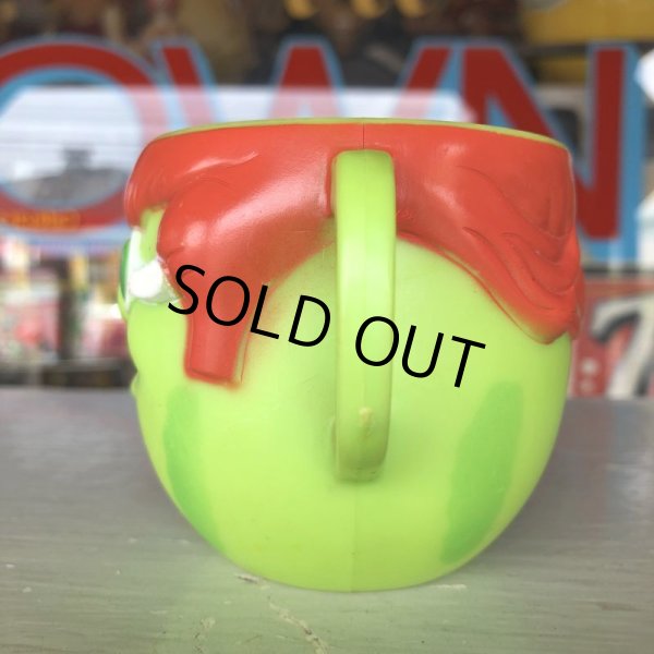 画像2: 70s Vintage Funny Face mug With It Watermelon (J384) (2)