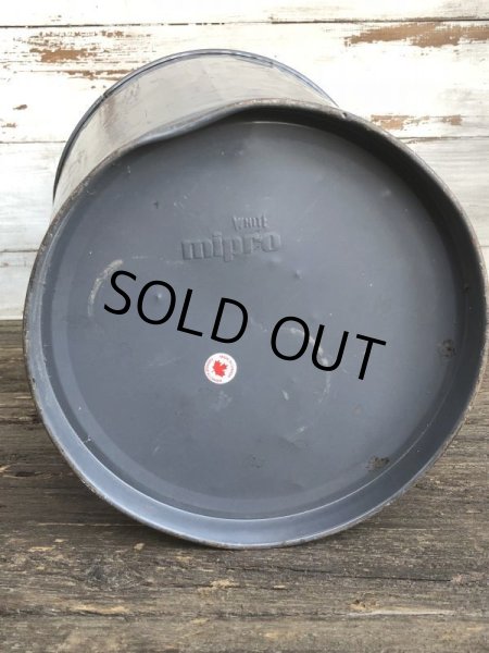 画像8: Vintage Mipro Industrial Metal Trush Can (J391) (8)