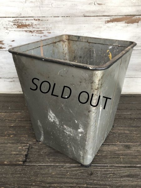 画像2: Vintage UAN - DEE Industrial Metal Trush Can (J392) (2)