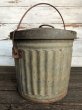 画像4: 40s Vintage PEEVES US 5GAL Industrial Metal Can (J393) (4)