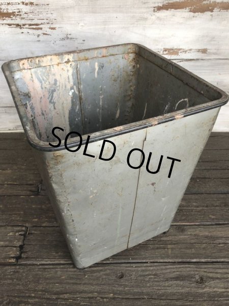 画像4: Vintage UAN - DEE Industrial Metal Trush Can (J392) (4)