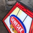 画像9: Vintage Genesee Beer Square Hanging Bar Light (J401) (9)