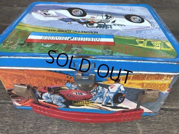 画像6: 60s Vintage Lunch Box Auto Race Magnetic Game Kit (J404) (6)