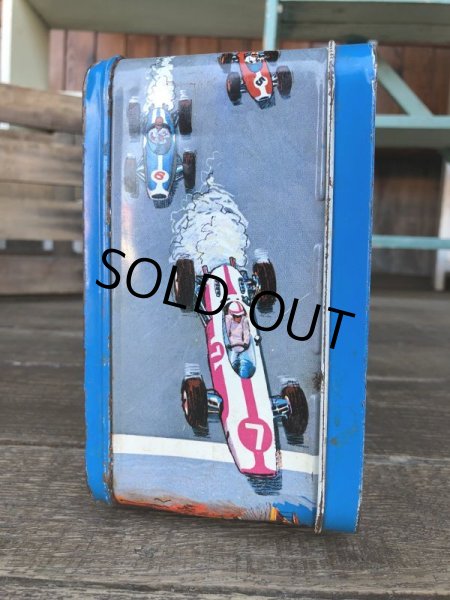 画像5: 60s Vintage Lunch Box Auto Race Magnetic Game Kit (J404) (5)