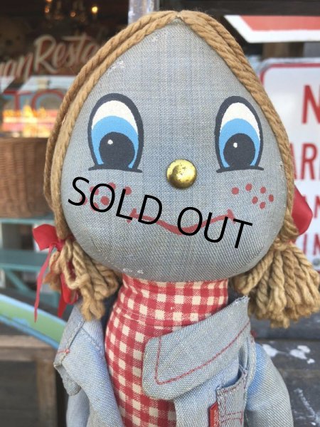 画像8: 70s Vintage LEVI'S Denim Rag Doll (J407) (8)