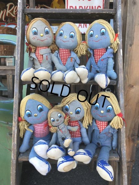 画像11: 70s Vintage LEVI'S Denim Rag Doll (J410) (11)
