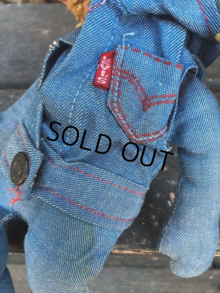 画像5: 70s Vintage LEVI'S Denim Rag Doll (J409) (5)