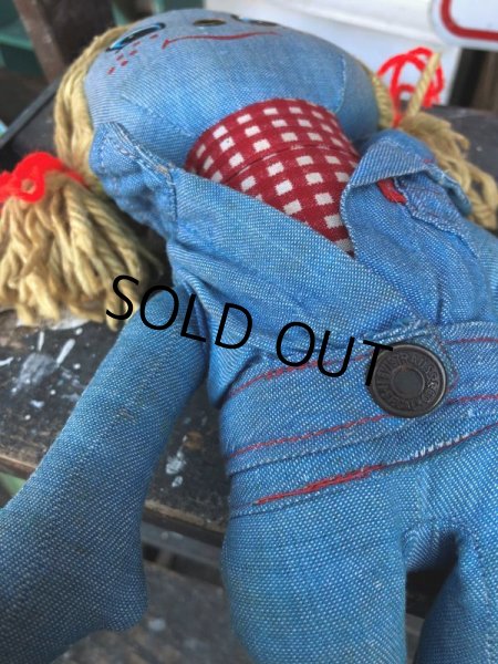 画像7: 70s Vintage LEVI'S Denim Rag Doll (J406) (7)