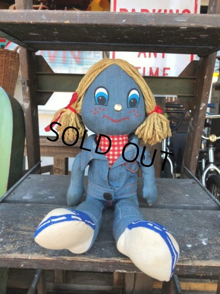 画像1: 70s Vintage LEVI'S Denim Rag Doll (J409) (1)