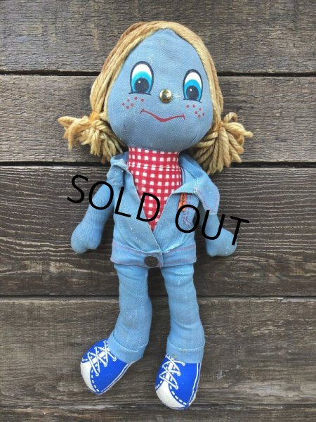 画像10: 70s Vintage LEVI'S Denim Rag Doll (J408) (10)