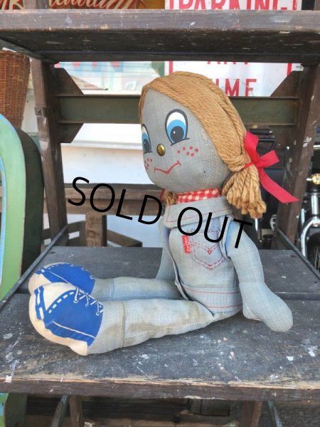 画像2: 70s Vintage LEVI'S Denim Rag Doll (J407) (2)