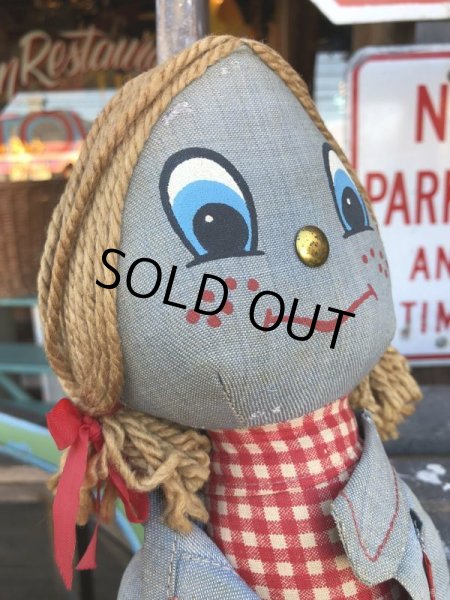 画像7: 70s Vintage LEVI'S Denim Rag Doll (J407) (7)