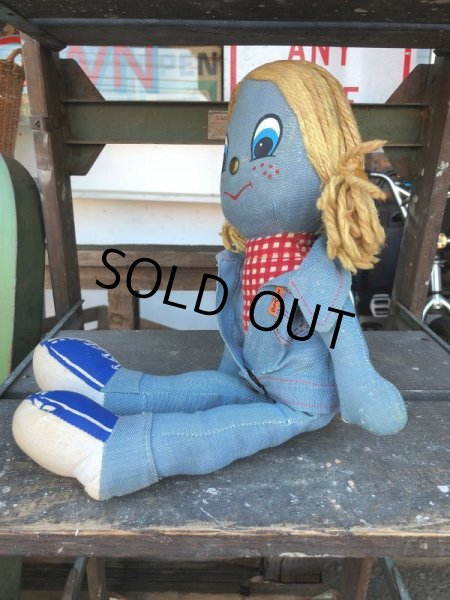 画像2: 70s Vintage LEVI'S Denim Rag Doll (J408) (2)