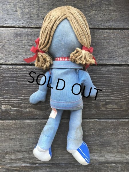 画像10: 70s Vintage LEVI'S Denim Rag Doll (J407) (10)