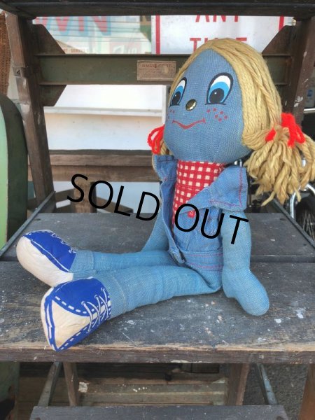 画像2: 70s Vintage LEVI'S Denim Rag Doll (J406) (2)