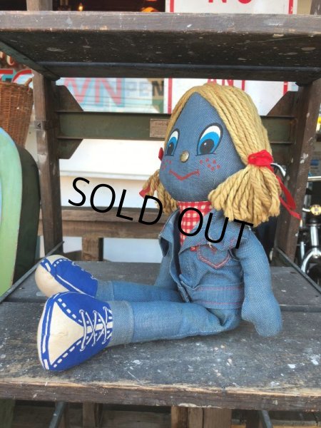 画像2: 70s Vintage LEVI'S Denim Rag Doll (J409) (2)