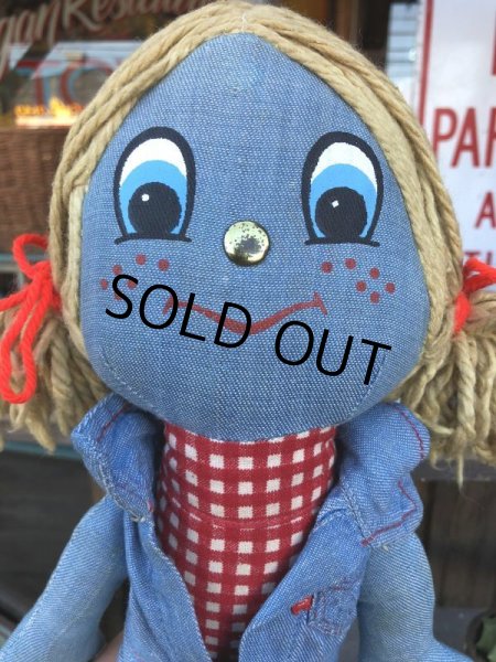 画像6: 70s Vintage LEVI'S Denim Rag Doll (J406) (6)