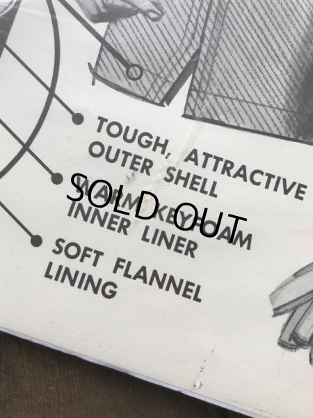 画像3: Vintage KEY Work Insulated Jackets Cardboard Advertising Sign (J413) (3)