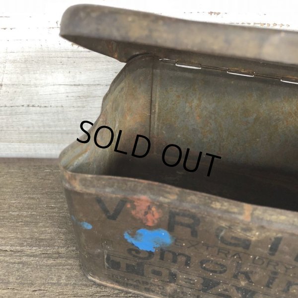 画像7: Vintage VIRGINIA EXTRA DRY EARLY 1900'S TOBACCO Tin (J416)     (7)