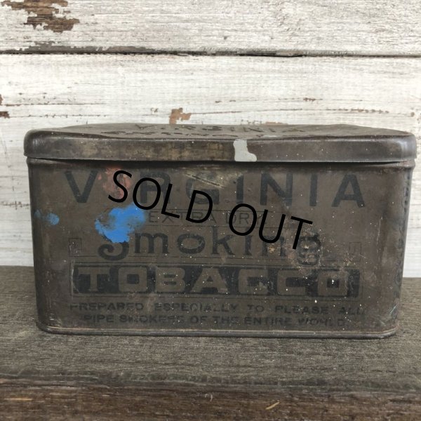 画像10: Vintage VIRGINIA EXTRA DRY EARLY 1900'S TOBACCO Tin (J416)     (10)