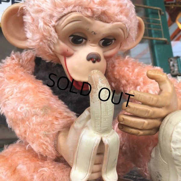 画像8: Vintage Rushton Pink Zippy the Monkey Doll (J417) (8)