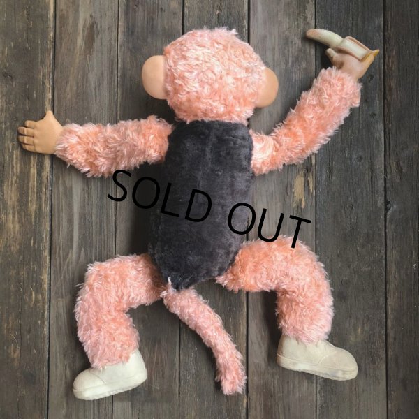 画像9: Vintage Rushton Pink Zippy the Monkey Doll (J417) (9)
