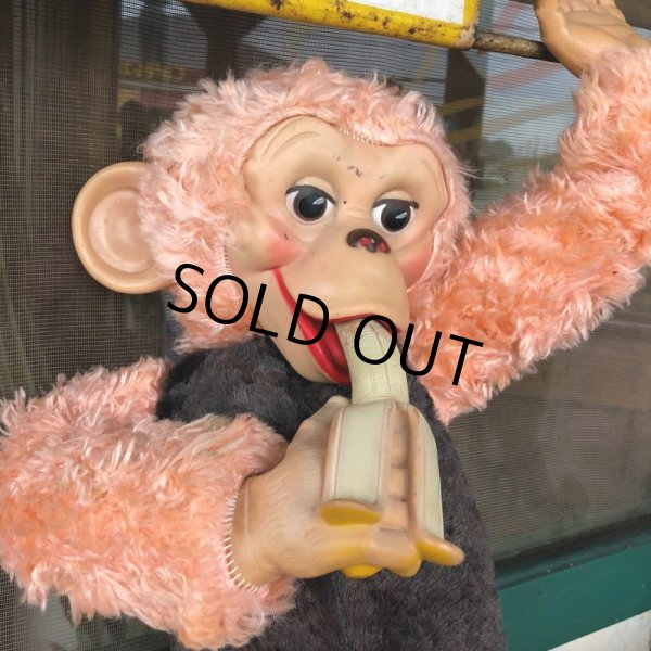 画像7: Vintage Rushton Pink Zippy the Monkey Doll (J417) (7)
