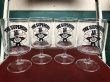 画像1: Vintage Advertising Whiskey Bourbon Glass (J418) (1)