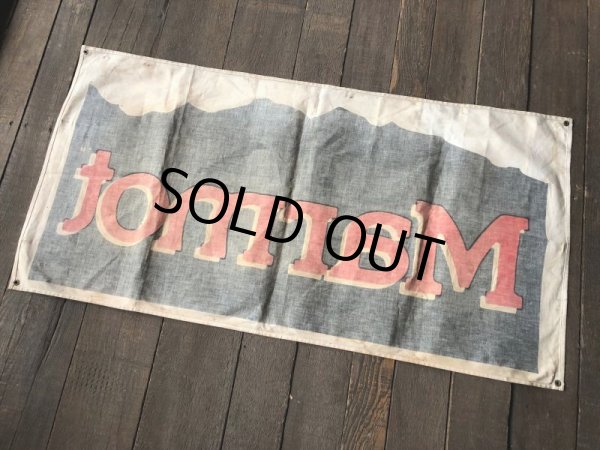 画像3: Vintage Outdoor Marmot Advertising Banner Sign (J419) (3)